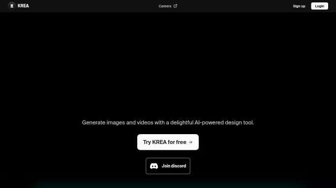 Krea.ai — бесплатная нейросеть   для создания изображений. 