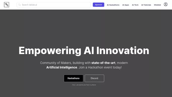 Lablab.ai — бесплатная нейросеть   для помощи в образовании. 