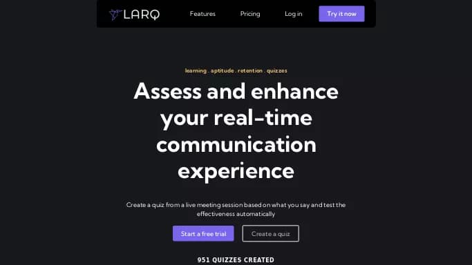 Larq — платная нейросеть   для помощи в образовании. Бесплатная версия с ограниченным функционалом, есть платные тарифы.
