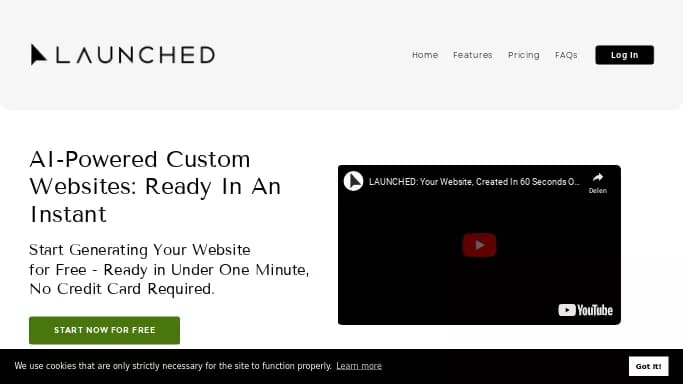 Launched — платная нейросеть   для no Code/Low Code разработки,  для маркетинга,  для копирайтинга. 