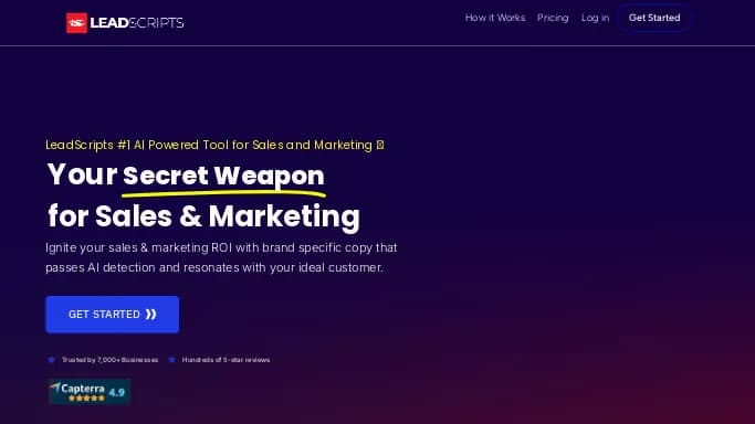 LeadScripts — платная нейросеть   для копирайтинга. Бесплатная версия с ограниченным функционалом, есть платные тарифы.