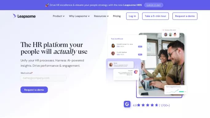 Leapsome — платная нейросеть   помогающие в управлении персоналом. 