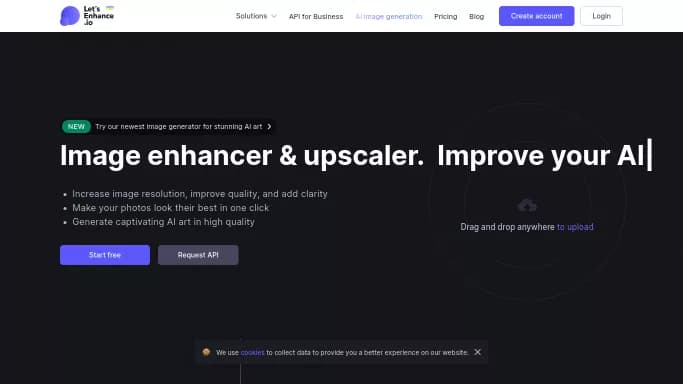 Let’s Enhance — бесплатная нейросеть   для редактирования изображений. Бесплатная версия с ограниченным функционалом, есть платные тарифы.