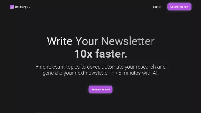 Letterpal — бесплатная нейросеть   для написания текста,  для научно-исследовательской деятельности,  для работы с электронной почтой. Бесплатная версия с ограниченным функционалом, есть платные тарифы.
