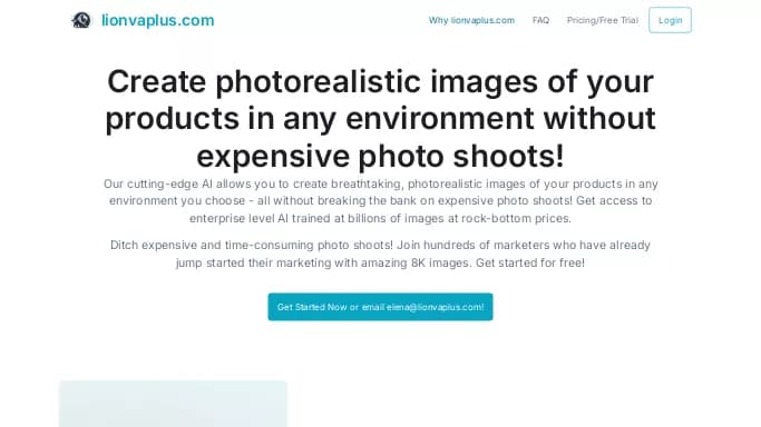 Lionvaplus — платная нейросеть   для создания изображений. Бесплатная версия с ограниченным функционалом, есть платные тарифы.