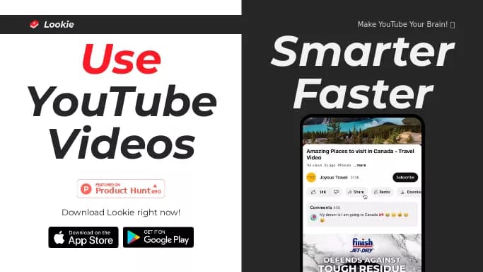 Lookie — бесплатная нейросеть   для суммаризации текста,  для повышения продуктивности,  для помощи в образовании. 