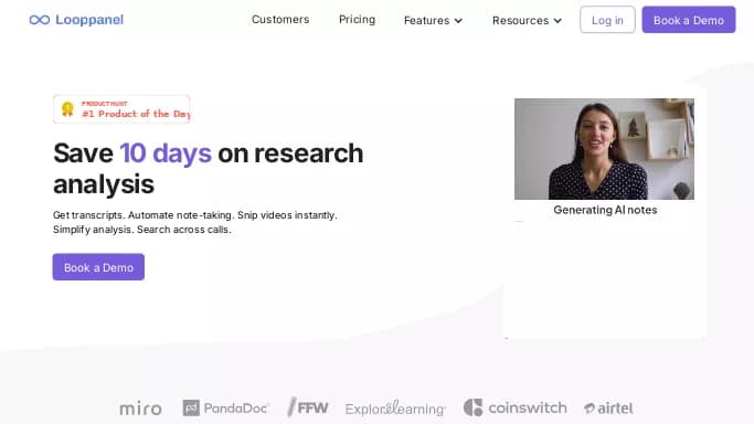 Looppanel — платная нейросеть   для научно-исследовательской деятельности. Бесплатная версия с ограниченным функционалом, есть платные тарифы.