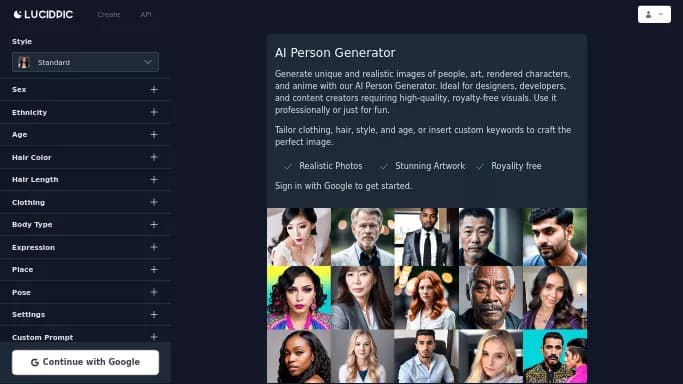 Lucidpic — бесплатная нейросеть   для создания изображений. 