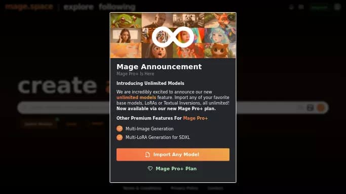 Mage — бесплатная нейросеть   для создания изображений. 
