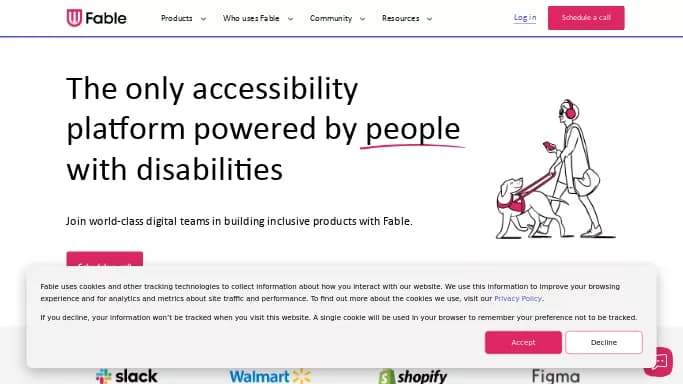 Fable — бесплатная нейросеть  и ассистивные технологии. 