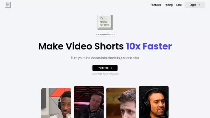 MakeShorts AI — платная нейросеть   для SMM,  для редактирования видео. Бесплатная версия с ограниченным функционалом, есть платные тарифы.