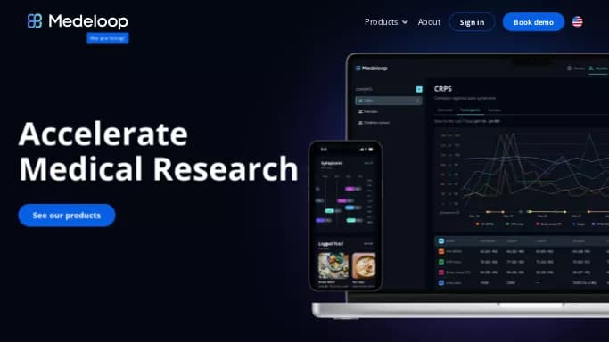 Medeloop — платная нейросеть   в медицине,  для научно-исследовательской деятельности. Бесплатная версия с ограниченным функционалом, есть платные тарифы.