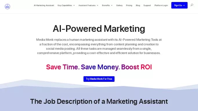 Media Monk — платная нейросеть   для маркетинга. 