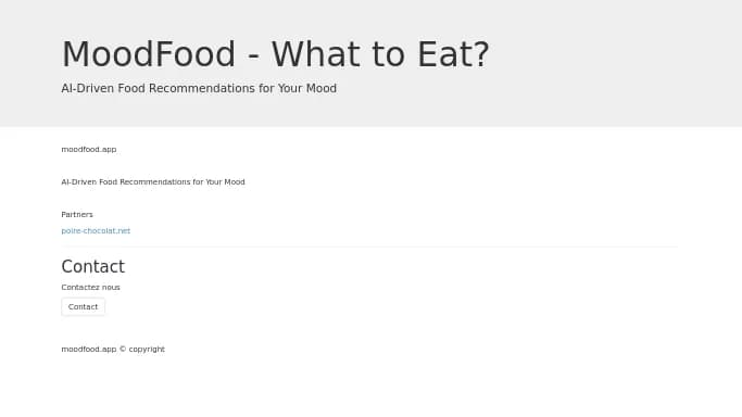 MoodFood — бесплатная нейросеть   для повышения продуктивности, для помощи в автоматизации. Бесплатная версия с ограниченным функционалом, есть платные тарифы.