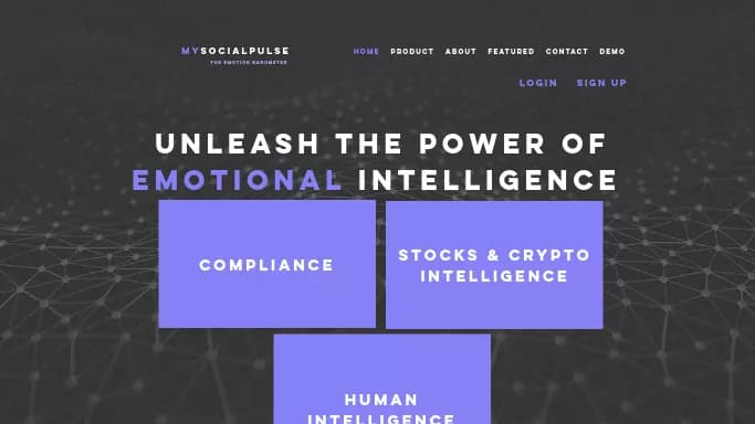 MySocialPulse — платная нейросеть   для работы с финансами. Бесплатная версия с ограниченным функционалом, есть платные тарифы.