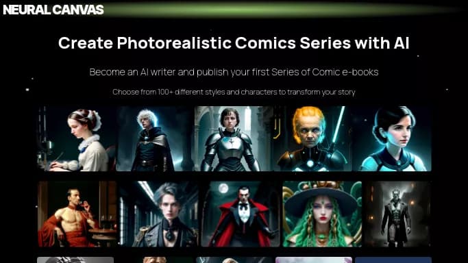 Neural Canvas — платная нейросеть   для создания изображений. Бесплатная версия с ограниченным функционалом, есть платные тарифы.