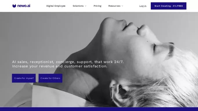 Newo.ai — платная нейросеть   — чат-бот. 