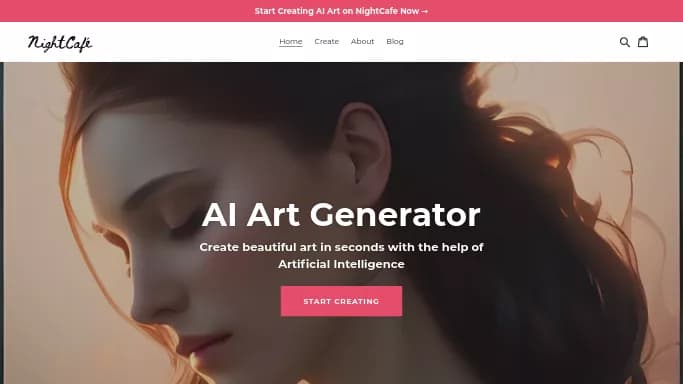 Night Café — бесплатная нейросеть   для создания изображений. 