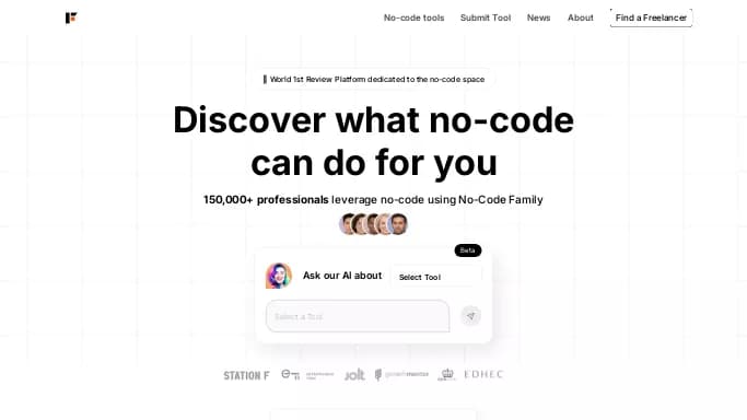 No Code Family — бесплатная нейросеть   для no Code/Low Code разработки. 