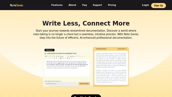 NoteGenie — бесплатная нейросеть   для транскрибации аудио и видео,  для повышения продуктивности,  для помощи в образовании,  для маркетинга. Бесплатная версия с ограниченным функционалом, есть платные тарифы.
