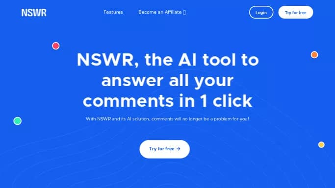 NSWR — платная нейросеть   для SMM,  для маркетинга. Бесплатная версия с ограниченным функционалом, есть платные тарифы.