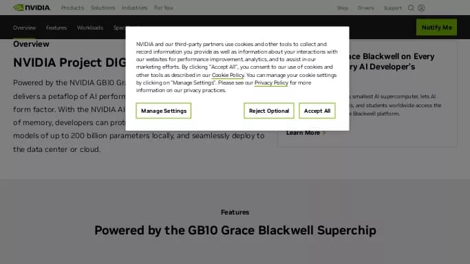 Project DIGITS — платная нейросеть  undefined, в робототехнике и различных устройствах. Бесплатная версия с ограниченным функционалом, есть платные тарифы.