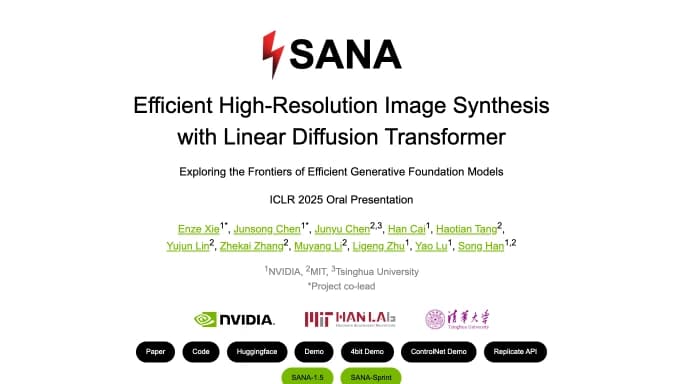 Sana — бесплатная нейросеть   для создания изображений. 