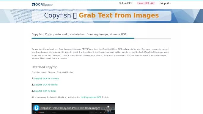 CopyFish — бесплатная нейросеть   для транскрибации аудио и видео,  для повышения продуктивности,  для помощи в образовании. 