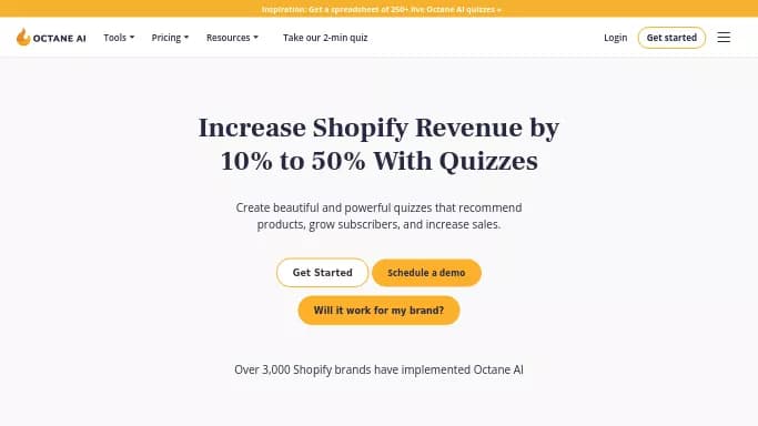 Octane AI — бесплатная нейросеть   для маркетинга. Бесплатная версия с ограниченным функционалом, есть платные тарифы.
