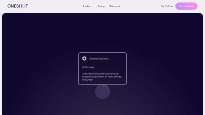OneShot — платная нейросеть   для маркетинга. 