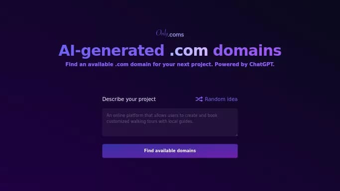 Onlycoms — бесплатная нейросеть   для маркетинга. 