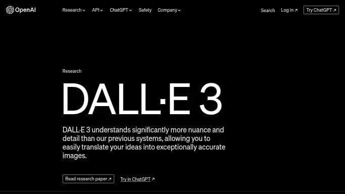 DALL·E 3 — бесплатная нейросеть   для создания изображений. 