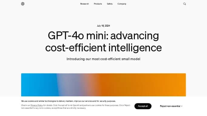 GPT-4o mini — бесплатная нейросеть  , модели LLM. 