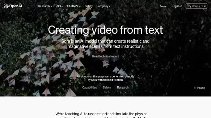 Sora by OpenAI — платная нейросеть   для создания видео. Бесплатная версия с ограниченным функционалом, есть платные тарифы.