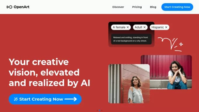 Openart — бесплатная нейросеть   для создания изображений,  для генерации промптов. 
