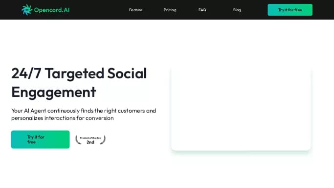 Opencord AI — платная нейросеть   для маркетинга,  для SMM. 