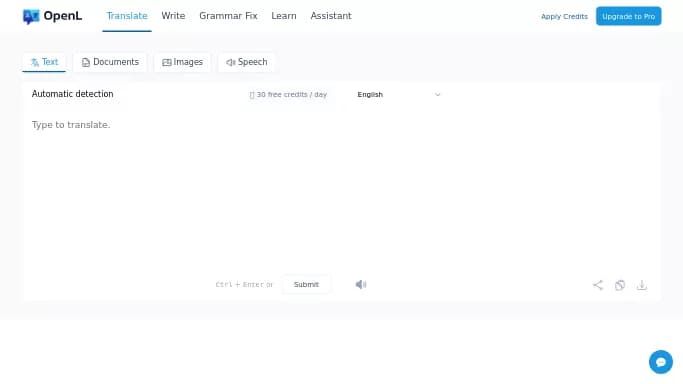 OpenL — бесплатная нейросеть   для перевода. Бесплатная версия с ограниченным функционалом, есть платные тарифы.