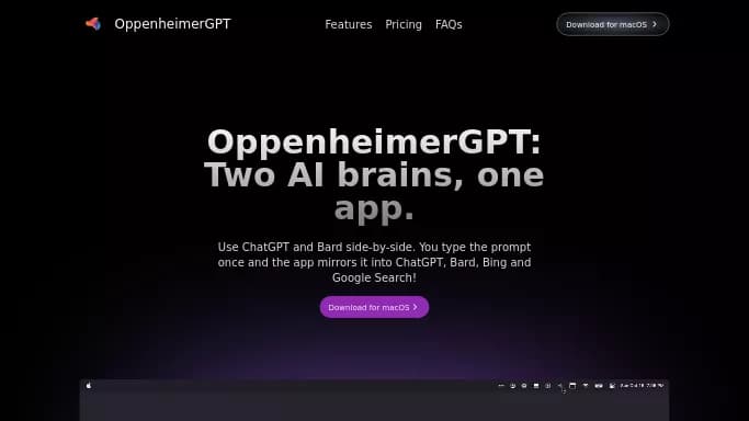 OppenheimerGPT — бесплатная нейросеть   — чат-бот. 