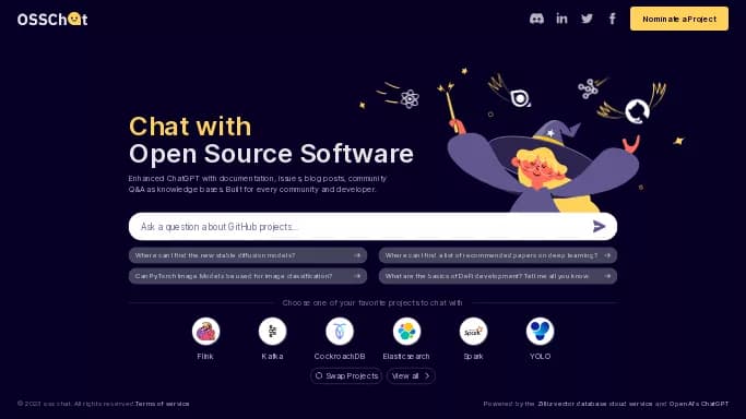 OSS Chat — бесплатная нейросеть   для научно-исследовательской деятельности. 