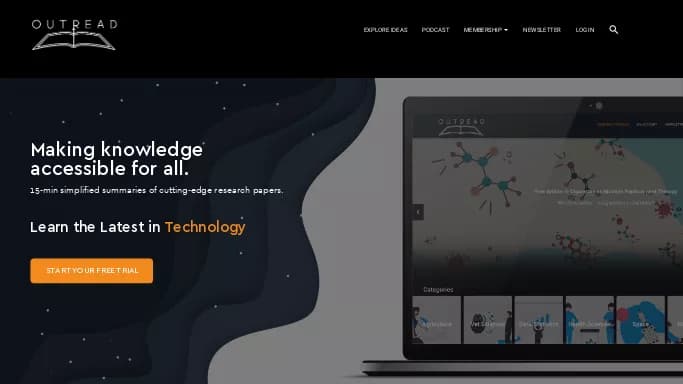 Outread — платная нейросеть   для научно-исследовательской деятельности,  для суммаризации текста,  для повышения продуктивности,  для помощи в образовании. 