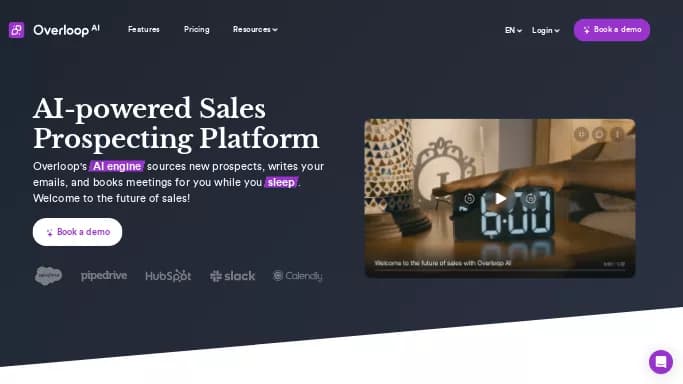 Overloop — платная нейросеть  для помощи в автоматизации,  для маркетинга. Бесплатная версия с ограниченным функционалом, есть платные тарифы.