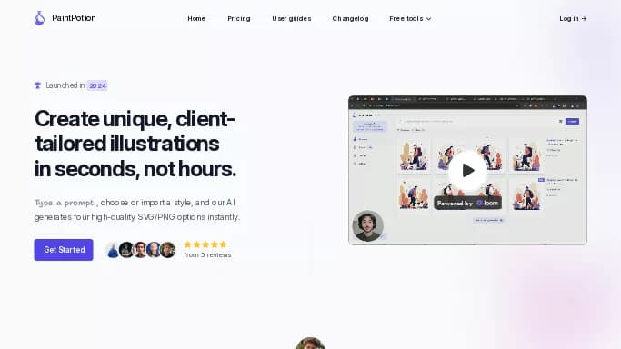 Paint Potion — платная нейросеть   для дизайна. Бесплатная версия с ограниченным функционалом, есть платные тарифы.