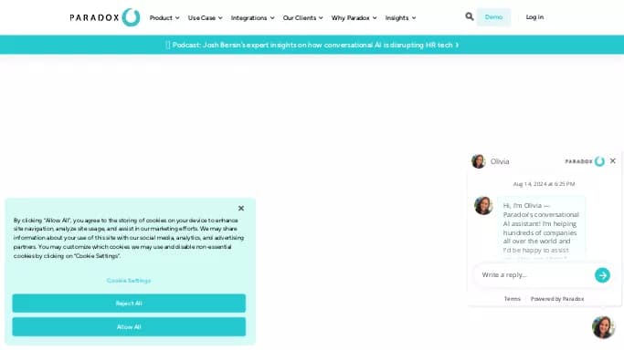 Paradox — платная нейросеть   помогающие в управлении персоналом,  — чат-бот, для помощи в автоматизации. Бесплатная версия с ограниченным функционалом, есть платные тарифы.
