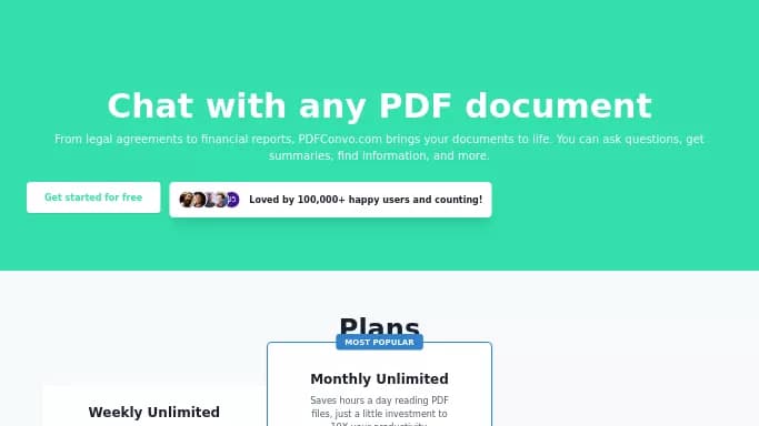 PDFConvo — платная нейросеть   для научно-исследовательской деятельности. Бесплатная версия с ограниченным функционалом, есть платные тарифы.