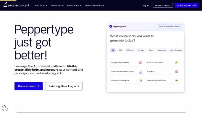 Peppertype.ai — бесплатная нейросеть   для написания текста,  для копирайтинга. Бесплатная версия с ограниченным функционалом, есть платные тарифы.