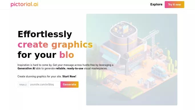 Pictorial — бесплатная нейросеть   для дизайна. Бесплатная версия с ограниченным функционалом, есть платные тарифы.