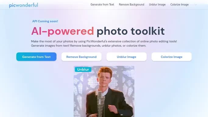 PicWonderful — бесплатная нейросеть   для редактирования изображений. 