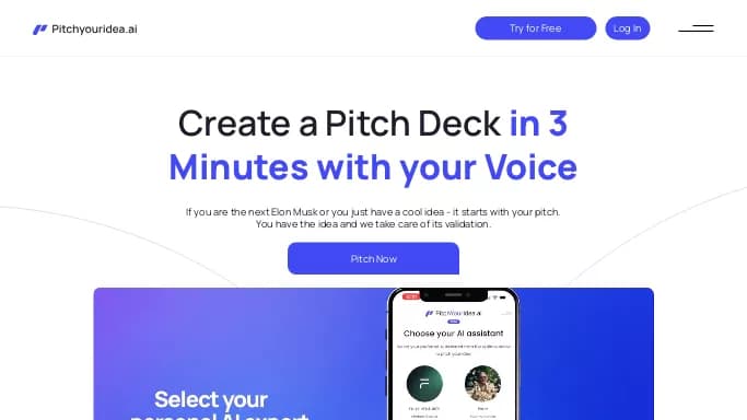 Pitchyouridea.ai — платная нейросеть   для маркетинга. 