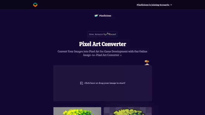 Pixelicious — бесплатная нейросеть   для создания изображений. 