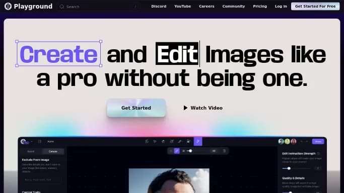 Playground AI — бесплатная нейросеть   для создания изображений. Бесплатная версия с ограниченным функционалом, есть платные тарифы.